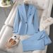 Women's Clothing long sleeved professional suits and trousers formal suits for interview sales work clothes _ecoleips.com