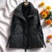 girl Girl Girl Off-Season Plus Size Down Cotton Vest Women, Stylish Outerwear For Autumn And Winter 2025, Sleeveless Thickened Jacket_ecoleips.com