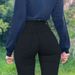 Trendy Elastic Sexy Plus-size Cropped Pants European And American Women's High-waisted New Cross-border_ecoleips.com