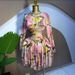 Women's Mesh Sheer Long Sleeve Dress Sweet Leaf Print Short Skirt Pleated American Style_ecoleips.com