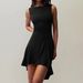 Women's Clothing Slim Solid Color New Sleeveless Sexy Hot Girl One Shoulder Dress With Waist And Thin Back_ecoleips.com