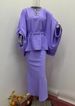 Women's Clothing Autumn New Round Neck Bat Sleeve Waist Slim Dress Suit for Women_ecoleips.com