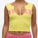 Summer Sexy Fashion Letter Print Sleeveless Y2K Short Vest Women's Clothing Hollow out European American Style Hot Girl Top_ecoleips.com