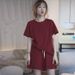 Women's Clothing Women's Summer Sports Suit Loose Fit Plus Size Style Short Sleeved Casual Running Two Piece Set_ecoleips.com