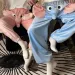 Elephant Pajama Pants Cozy Cartoon Elephant Pattern Pajama Pants For Women Men Wide Leg Lounge Bottoms Couples Pants Sleepwear_ecoleips.com