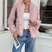 Faux Fur Coat For Women – Long Sleeve Winter Coat, Luxe Casual Outerwear (Black/Brown/Pink/Apricot, S-XL)_ecoleips.com