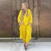 Women's Clothing Spring New Women's 2 Piece Set Large Size Cotton And Linen Shirt Set High Waist Loose Pants_ecoleips.com