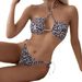 2026 Nw Europan And Amrican Forign Trad Lopard Print Ti-Nck Sxy Bikini Two-Pic Swimsuit In Stock For_ecoleips.com