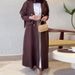 Women's Trench Coat – Designer Longline Polyester Blend Coat With Notched Lapel, Elegant & Comfortable (Deep Red, S-Xxl)_ecoleips.com