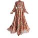 Women's Clothing Muslim New Products Abstract High Collar Long Fashionable And Elegant Dress_ecoleips.com