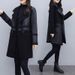 Women's fashion fur one with velvet thick suit collar wear loose plus fat plus leather coat on both sides_ecoleips.com