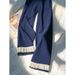 Women's Clothing Elegant Oversized Navy Blue Lace-Trimmed Wide-Leg Pants For Petite Women - Comfortable & Stylish Casual Lounge Pants_ecoleips.com