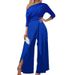 2026 New Spring Women's Clothing, Cross-Border European And American Jumpsuits, Commuting High-Waisted Solid Color_ecoleips.com