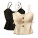 ng2510292 French-style Cross-knit Camisole For Women, Summer Inner Wear, Sexy And Beautiful Back, Slim Fit, High-end Feel, Can Be_ecoleips.com