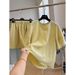 Women's Clothing Two Piece Fashionable Suit For Women In Summer Thin Style Temperament Outfit A Complete Set_ecoleips.com