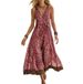 Summer Women's Leopard Print Casual Dress Sleeveless V Neck Dress for Women's Clothing_ecoleips.com