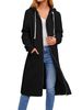 Women's Loose Fitting Long Zipper Cardigan Autumn Winter New Clothing For Independent Websites In Available_ecoleips.com