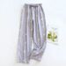 2026 New Women's Spring/Summer Sleeper Pants 100% Cotton Gauze Heart Shaped Thin Printed Pants Home Pants Lounge Wear_ecoleips.com