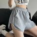 Women's Clothing Waffle Sweatpants Shorts Women Summer New Loose Slim High Waist Large Size Casual Wide Leg Pants Women_ecoleips.com