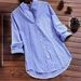 Women's Loose Plaid Shirt Long Sleeved Retro Pocket Top Casual Thin Polyester Blouse For Summer_ecoleips.com
