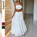 DiYun European American Casual Vacation Strapless Tube Top And Skirt Two-Piece Set Women's Clothing 2025_ecoleips.com
