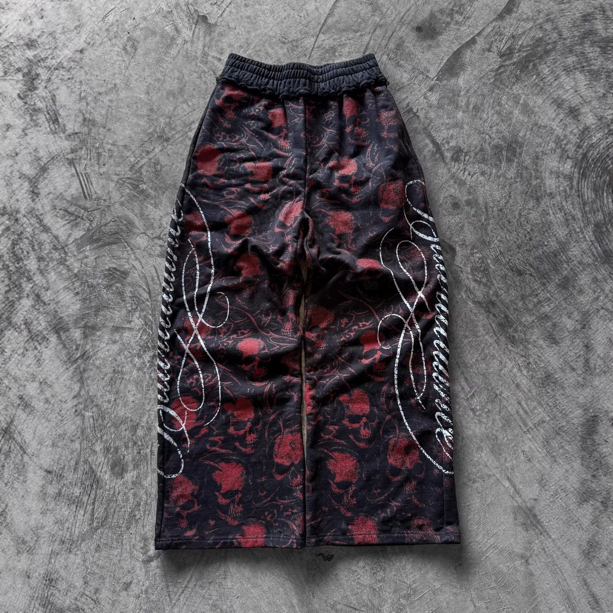 Unisex American Style Loose Casual Pants Retro Hip Hop Print Long Trousers Women's Clothing Bottoms_ecoleips.com
