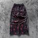 Unisex American Style Loose Casual Pants Retro Hip Hop Print Long Trousers Women's Clothing Bottoms_ecoleips.com