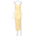 Summer European American Style Women's Sleeveless Slim Fit Dress Backless Hip Revealing Hollowed out Suspender Dress 2025 New_ecoleips.com