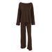 European And American Cross-Border Milk Silk Sleeve Long Pants Loose Wearable Comfortable Pajama Set Autumn_ecoleips.com