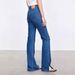 Women's Clothing Slightly Elastic Denim Slightly Flared Pants Classic Slender Legs Side Slits Slim Tall Jeans For Women_ecoleips.com