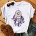 European And American Cross-border Foreign Trade Wholesale Clothing Dreamcatcher Round-neck Plus-size Short-sleeve_ecoleips.com