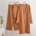 Women's Knitted Three Piece Suit Sleeveless Vest Sweater Cardigan Pants Set Spring Autumn Temperament_ecoleips.com