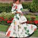 Women's Clothing Summer New Fashion One Shoulder Printed Holiday Dress_ecoleips.com