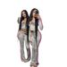 "Women's Slim Fit High-Waisted Yoga Pants Set - Flared Leg Sports Pants For Running, Fitness & Lounge"_ecoleips.com