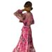 Women's Clothing Temperament Elegant Intellectual Style Lace Splicing Large Swing Chiffon Dress_ecoleips.com