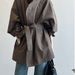 French Retro Style Mid-length Trench For Women, 2026 Spring New Model, Loose-fitting, Waist-cinching, Casual Stand-up_ecoleips.com