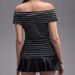 Summer Women's Striped Off-the-Shoulder Top European American Style Short Sleeve Street Fashion Sexy Hot Cross Border Wholesale_ecoleips.com
