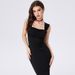Voya Women's 2026 Hot-selling Bodycon Square-neck Tank Dress, Sexy, Slim-fit, Slimming, Long Mermaid Dress_ecoleips.com