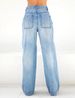 Women's Clothing High Waisted Loose Wide Leg Jeans Floor Length Jeans_ecoleips.com