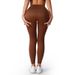 Women's High Waisted Ribbed Yoga Pants High Elastic Running Sports Fitness Tight Fitting Seamless Hip Lifting Yoga Wear For Autumn_ecoleips.com