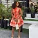 2025 European American Fashion Spring/Summer New African Women's Pleated Dre, Stylish And Elegant Sleevele Sweet_ecoleips.com