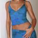 Women's Vacation Style Hot Girl Sexy V-neck Strap Polyester Printed Slim Fit Skirt Set_ecoleips.com