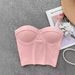 Women's Clothing Sexy Strapless Tube Top Vest For Women To Wear Inside And Outside With Beautiful Back One Piece With Chest Pads To Wrap The Chest_ecoleips.com