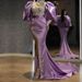 Women's Clothing Spring New Women's Evening Dress Sequined Gold Splicing Dress Temperament Long Skirt_ecoleips.com