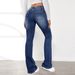 Women's Clothing Summer New Retro Washed Stretch Trousers Jeans_ecoleips.com