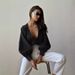 Verve 2025 Women's Lazy Style Elegant Commuting Versatile Round Neck Lantern Sleeve Shirt Women_ecoleips.com
