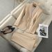 Women's Clothing Spring And Autumn New Temperament New Style Suits, Hotel Tea Restaurant Work Clothes, Front Desk Work Clothes_ecoleips.com