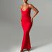 Women's Sexy Sleeveless Slip Dress Deep V Neck Open Back Slim Fit Bodycon Pencil Mini Dress For Club Night Out Cocktail Party_ecoleips.com