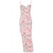 2024 European And American Cross-border Summer New Slim-fit Sexy Printed Slit Casual Dress Foreign Trade Wholesale_ecoleips.com
