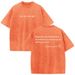 Summer Washed Short-Sleeve Top Quality You Are Enough Oversized Inspirational Letter Print Fashion Retro Pure Cotton T-Shirt For Men_ecoleips.com